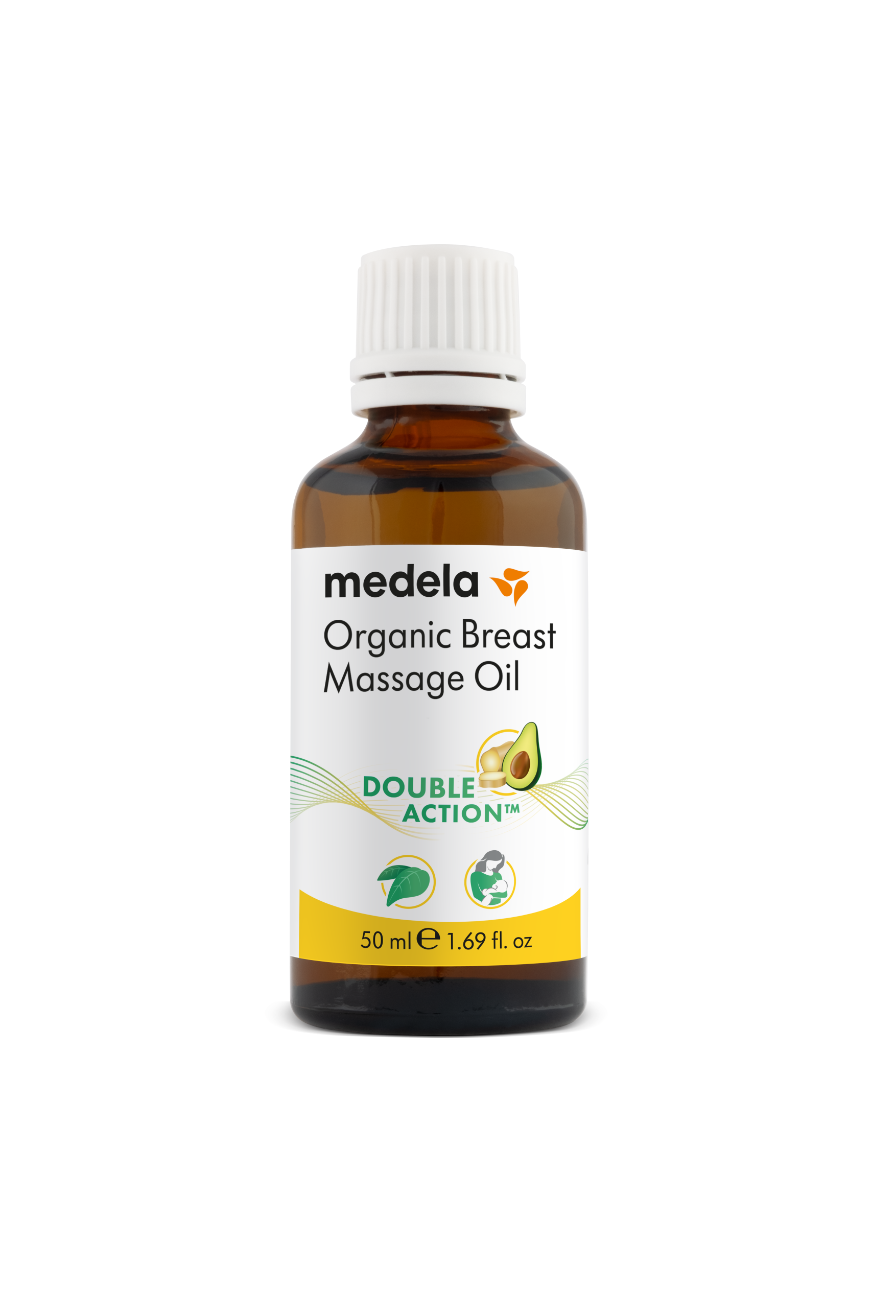 Breast massage oil