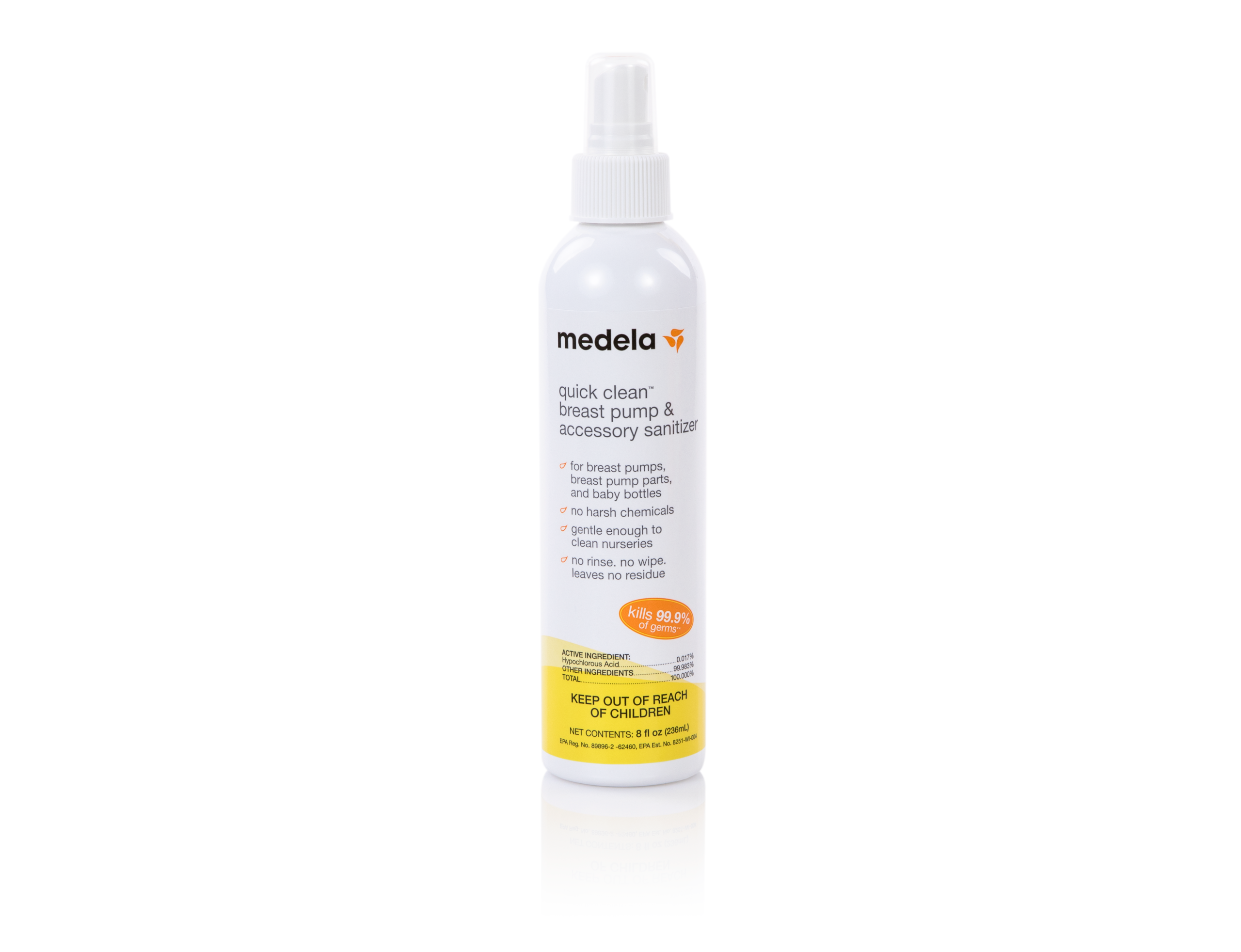 Quick Clean™ Breast Pump Accessory Sanitizer Spray