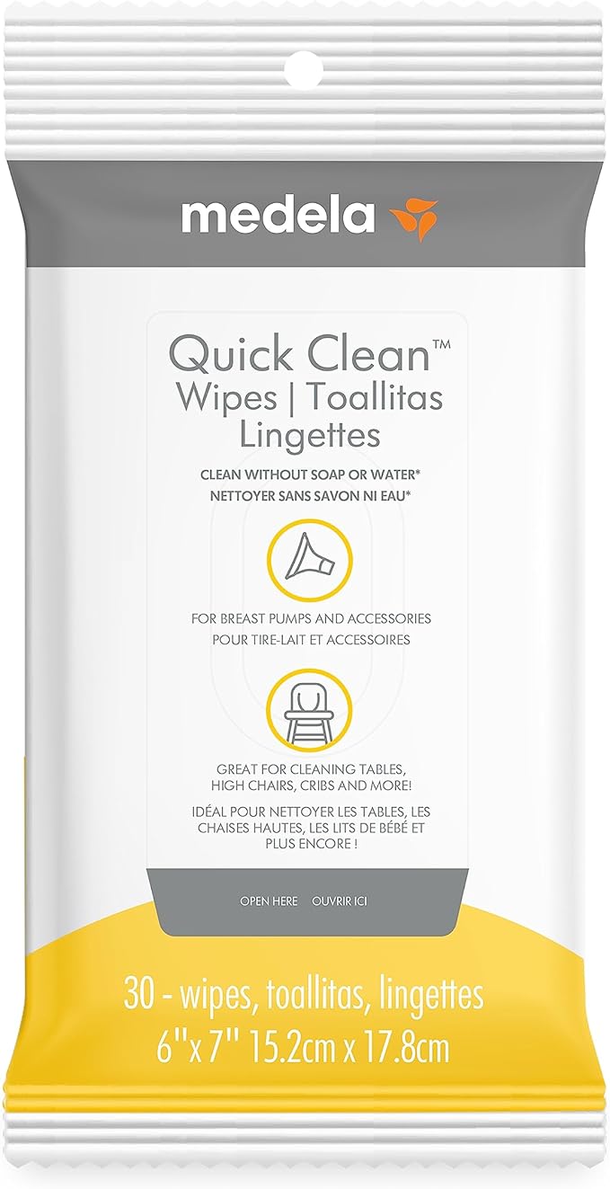 Quick Clean™ breast pump & accessory wipes