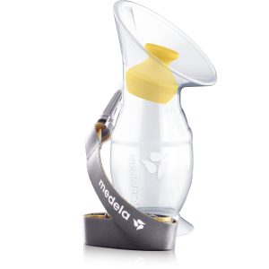 Silicone breast milk collector